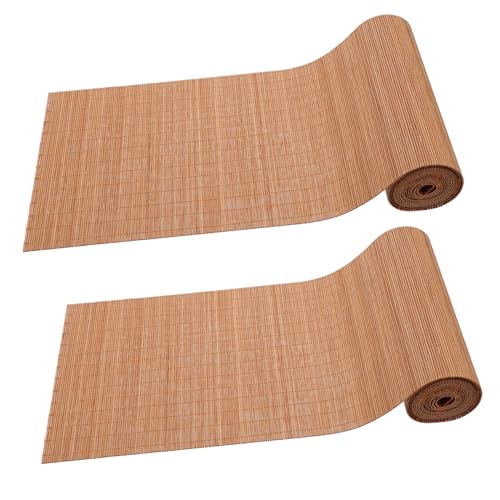 TOYZFRIENDY Tischläufer Wasserfester Flexiblem Tee tischmatte für Teestube Esszimmer Wohnzimmer Natürliche Tischdeko rutschfest Modern Vielseitig Einsetzbar von TOYZFRIENDY