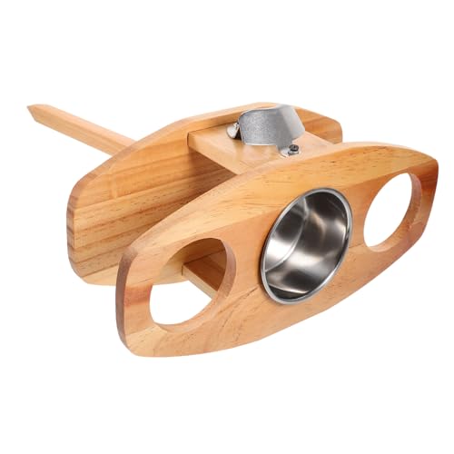TOYZFRIENDY Tragbarer Klappbarer Weintisch mit Ablagen für Weinflaschen und Gläser Kompakter Outdoor Beistelltisch für Picknick Strand und Garten Stabiler Kleiner Runder Campingtisch von TOYZFRIENDY