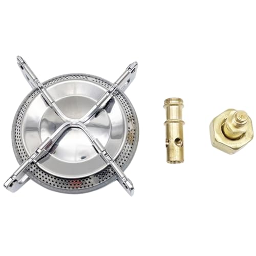 TOYZFRIENDY Tragbarer Outdoor Campingkocher mit Windschutz Leichter Gaskocher aus Kupferlegierung und Edelstahlbasis Kompakt für Wandern Trekking und Picknick TOYZFRIENDY Tragbarer Outdoor Campingkocher mit Windschutz Leichter Gaskocher aus Kupferlegierung und Edelstahlbasis Kompakt für Wandern Trekking und Picknick von TOYZFRIENDY