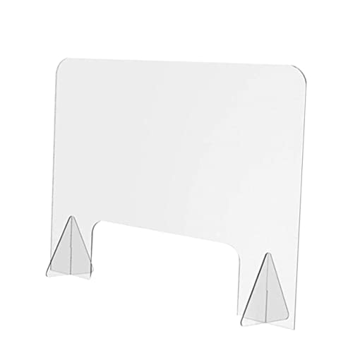 TOYZFRIENDY Transparente Acryl Schutzwand Spritzschutz Trennwand Schreibtisch Isolationsplatte Büro und Schule Einfache Langlebig von TOYZFRIENDY