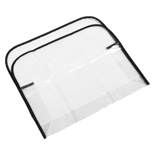 TOYZFRIENDY Transparente PVC Rückenlehnen Schutzhülle für Friseurstühle Langlebiger Abnehmbarer Schutzbezug Einfache Installation für Haarstyling Salons Staub Schmutzabweisend Professioneller von TOYZFRIENDY