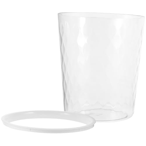 TOYZFRIENDY Transparenter Pet Abfalleimer Müllbehälter Robust Leicht Haushalts mülleimer für Badezimmer Küche Büro TOYZFRIENDY Transparenter Pet Abfalleimer Müllbehälter Robust Leicht Haushalts mülleimer für Badezimmer Küche Büro von TOYZFRIENDY