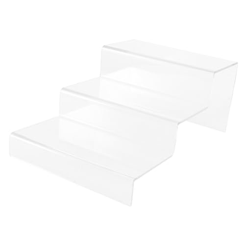 TOYZFRIENDY Transparentes Acryl Schuhdisplay Regal mit Platzsparender Vielseitiger Schuhstapler für Hohen Schuhschrank zur Geordneten Präsentation und Aufbewahrung von Schuhen und Accessoires von TOYZFRIENDY
