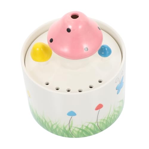 TOYZFRIENDY USB Automatischer Haustier Trinkbrunnen Kleiner Bunter Pilz Wasserspender Leicht zu Reinigen Kompakter Wassernapf für Katzen und Hunde Zuhause und Unterwegs TOYZFRIENDY USB Automatischer Haustier Trinkbrunnen Kleiner Bunter Pilz Wasserspender Leicht zu Reinigen Kompakter Wassernapf für Katzen und Hunde Zuhause und Unterwegs von TOYZFRIENDY