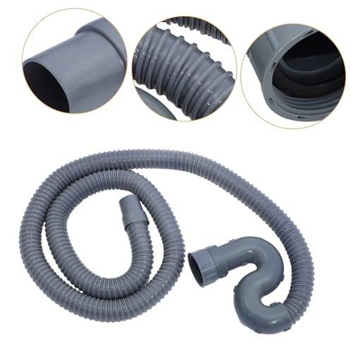 TOYZFRIENDY Verlängerung Ablaufschlauch für Waschbecken Spülmaschine Flexibler S Förmiger Abflussrohr Ersatz Geruchsblockierend Einfache Installation Dunkelgrau TOYZFRIENDY Verlängerung Ablaufschlauch für Waschbecken Spülmaschine Flexibler S Förmiger Abflussrohr Ersatz Geruchsblockierend Einfache Installation Dunkelgrau von TOYZFRIENDY