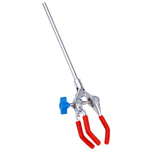 TOYZFRIENDY Verstellbare Laborflaschen klemme aus Langlebiger Zinklegierung Großer Griff für Becher Kolben und Reagenzgläser Sicherer Halt für Wissenschaftliche Experimente im Labor von TOYZFRIENDY