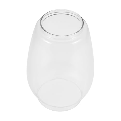 TOYZFRIENDY Vintage Glas Lampenschirm Ersatzglas für Öllampe Kerosinlampe Petroleumlampe Klarer Globe Lamp Ersatzschirm Einfache Installation Gleichmäßige Lichtverteilung Nostalgische Outdoor von TOYZFRIENDY