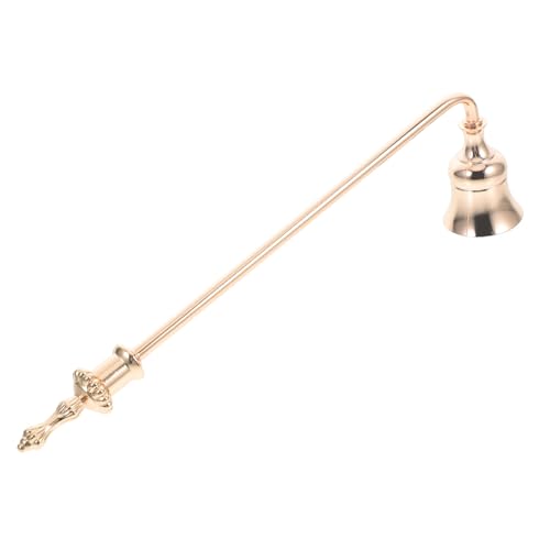 TOYZFRIENDY Vintage Kerzenlöscher Langem Griff Rauchfreier Dochtlöscher für Duftkerzen Tragbarer Flammenlöscher und Stilvolles für Kerzenliebhaber von TOYZFRIENDY