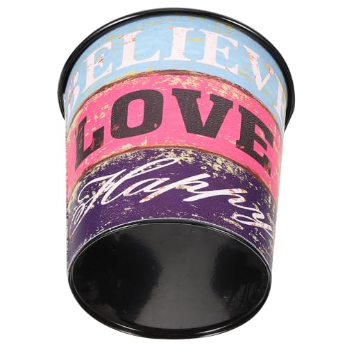 TOYZFRIENDY Vintage Mini Mülleimer aus Robustem Eisen Praktischer Papierkorb für Schreibtisch Wohnzimmer Büro Schlafzimmer für Kleine Abfälle und Biomüll Stilvoller Abfallkorb ohne Deckel TOYZFRIENDY Vintage Mini Mülleimer aus Robustem Eisen Praktischer Papierkorb für Schreibtisch Wohnzimmer Büro Schlafzimmer für Kleine Abfälle und Biomüll Stilvoller Abfallkorb ohne Deckel von TOYZFRIENDY