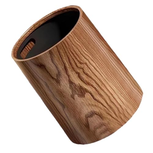 TOYZFRIENDY Vintage Mülleimer Küche Holzoptik Rund Großer Abfallbehälter Platzsparend Vielseitig für Wohnzimmer Bad Büro Hotel TOYZFRIENDY Vintage Mülleimer Küche Holzoptik Rund Großer Abfallbehälter Platzsparend Vielseitig für Wohnzimmer Bad Büro Hotel von TOYZFRIENDY