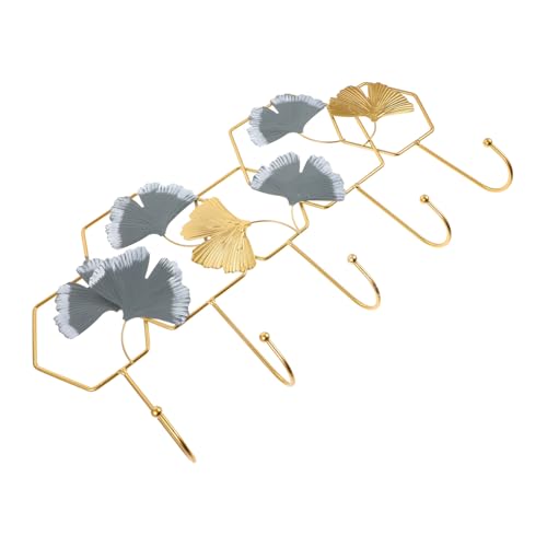 TOYZFRIENDY Wandmontierte Garderobenleiste aus Robustem mit Haken für Schlüssel Mäntel Handtücher und Hüte Platzsparend Installieren Modernes Design Vielseitig Einsetzbar von TOYZFRIENDY