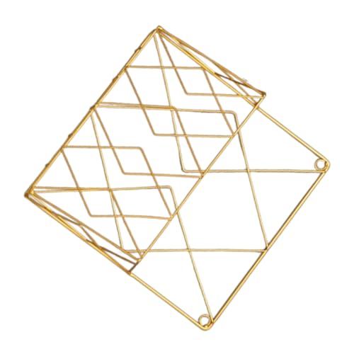 TOYZFRIENDY Wandmontierter Bücherhalter aus Rostfreiem Eisen Goldfarben Stabiler Zeitungsständer Dekoratives Aufbewahrungsregal für Büro und Wohnzimmer Vielseitiger Organizer für Bücher und TOYZFRIENDY Wandmontierter Bücherhalter aus Rostfreiem Eisen Goldfarben Stabiler Zeitungsständer Dekoratives Aufbewahrungsregal für Büro und Wohnzimmer Vielseitiger Organizer für Bücher und von TOYZFRIENDY