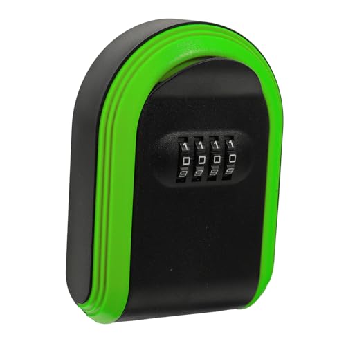 TOYZFRIENDY Wandmontierter Schlüsselkasten mit Resettablem Wetterfeste Schlüsselbox für Haustür und Außenbereich Robuste Key Lock Box aus Grünem Stahlblech Sichere Aufbewahrung von TOYZFRIENDY Wandmontierter Schlüsselkasten mit Resettablem Wetterfeste Schlüsselbox für Haustür und Außenbereich Robuste Key Lock Box aus Grünem Stahlblech Sichere Aufbewahrung von von TOYZFRIENDY