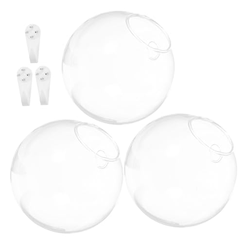 TOYZFRIENDY Wandvase Glas Hydroponischer Wandblumentopf Kreative Pflanzenhalter Dekorative Glasvasen für Wohnzimmer Büro Wohnzimmer Blumendekoration von TOYZFRIENDY