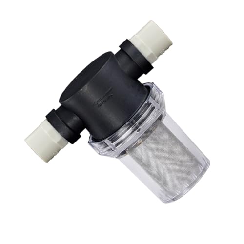 TOYZFRIENDY Wasserfilter für Hochdruckreiniger mit Pvc-rohr und Langlebigem Sieb Robustes Kunststoff-vorfilter für Gartenschlauch Einfach zu Reinigen für Außenbereich und Brunnenwasser von TOYZFRIENDY
