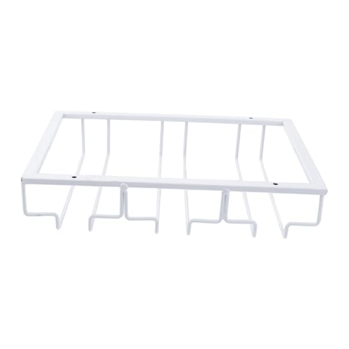 TOYZFRIENDY Weinglashalter Reihig Hängend Platzsparend rutschfest Tragbar Leicht zu Reinigen für Küche Restaurant Multifunktionales Aufbewahrungs und Abtropfgestell von TOYZFRIENDY