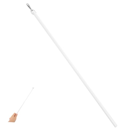 TOYZFRIENDY Weiße Gardinen stange Vorhangziehstab Vorhangschiene für Einfache Bedienung von Jalousien und Gardinen Robustes Design Flexibel Praktisch und Langlebig für Verschiedene von TOYZFRIENDY