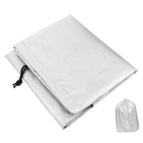 TOYZFRIENDY Wetterfeste Grillabdeckung Gasgrill Abdeckhaube mit Zugband Reißfestes Polyester UV Beständig Winddicht Staubschutz für Outdoor BBQ und Camping von TOYZFRIENDY