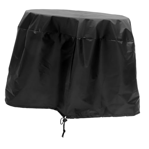 TOYZFRIENDY Wetterfeste Grillabdeckung Rund Uv-beständig Wasserabweisend Winddicht Langlebiger BBQ Schutz für Outdoor Grills und Gartenmöbel Einfache Reinigung von TOYZFRIENDY