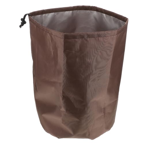 TOYZFRIENDY Wetterfeste Rasenmäher Schutzhülle Oxford Staubdicht Uv-beständig Schutzhaube für Motor von Aufsitzmähern und Handrasenmähern Leicht Platzsparend Braun für Garten von TOYZFRIENDY
