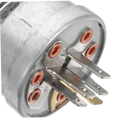 TOYZFRIENDY Zündschalter Rasenmäher Ersatz Zündstartschalter mit Schlüssel Kompatibel für Frontmotor Rasentraktor Einfache Installation Sichere Bedienung Langlebige Konstruktion TOYZFRIENDY Zündschalter Rasenmäher Ersatz Zündstartschalter mit Schlüssel Kompatibel für Frontmotor Rasentraktor Einfache Installation Sichere Bedienung Langlebige Konstruktion von TOYZFRIENDY