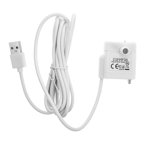 TOYZFRIENDY wasserdichte Kleine Tauchpumpe für Haustiertrinkbrunnen Geräuscharme Wasserpumpe mit LED Energiesparend und Langlebig Verstellbare Wasserdurchflussstufen für Katzen und TOYZFRIENDY wasserdichte Kleine Tauchpumpe für Haustiertrinkbrunnen Geräuscharme Wasserpumpe mit LED Energiesparend und Langlebig Verstellbare Wasserdurchflussstufen für Katzen und von TOYZFRIENDY