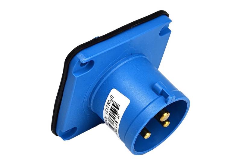 TP Electric Steckdose CEE Einbaustecker gerade Camping 3P 16A 230V IP44, 1-St. von TP Electric