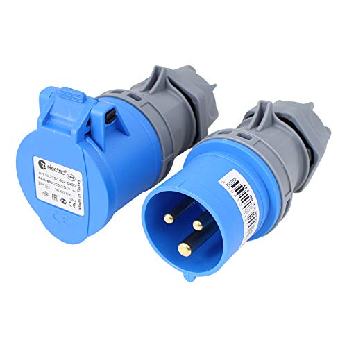 TPelectric CEE Stecker Kupplung Set 16A 3-Polig TPelectric CEE Stecker Kupplung Set 16A 3-Polig von TP Electric