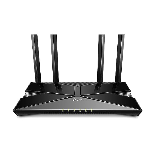 TP-Link Archer AX23 AX1800 Dual-Band Wi-Fi 6 Router (1201 Mbit/s 5 GHz, 574 Mbit/s 2,4 GHz, 4 × Gigabit LAN-Ports, WPA3, HomeCare, Tether APP), Unterstützt keine DSL-Funktion von TP-Link