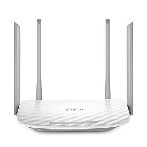 TP-Link AC1200 Wireless Dual Band Wi-Fi Router, Wi-Fi Speed Up to 867 Mbps/5 GHz + 300 Mbps/2.4 GHz, 4+1 Fast Ports, Single-Core CPU, Parental Control, Easy setup (Archer C50) von TP-Link