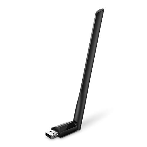 TP-Link Archer T2U Plus AC600 High Gain Dualband USB WLAN-Adapter mit 5dBi Antenne (bis zu 433 Mbit/s auf 5GHz und 200 Mbit/s auf 2,4GHz, Kompatibel mit Windows 10/8.1/8/7/XP und Mac OS X) von TP-Link