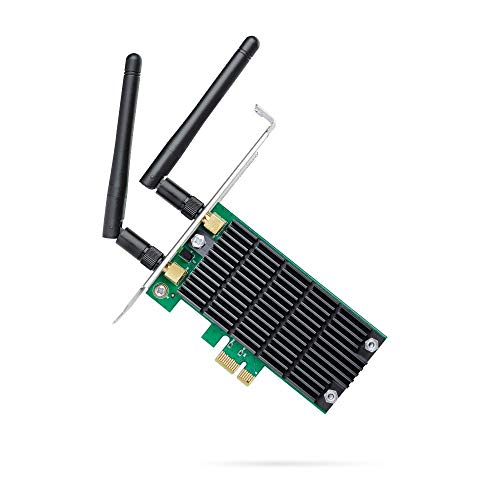 TP-Link Archer T4E PCIe Netzwerkkarte, Dualband WLAN AC1200, abnehmbare Antennen, Beamforming, MIMO, kompatibel mit Windows 11/10/8.1/8/7/XP TP-Link Archer T4E PCIe Netzwerkkarte, Dualband WLAN AC1200, abnehmbare Antennen, Beamforming, MIMO, kompatibel mit Windows 11/10/8.1/8/7/XP von TP-Link