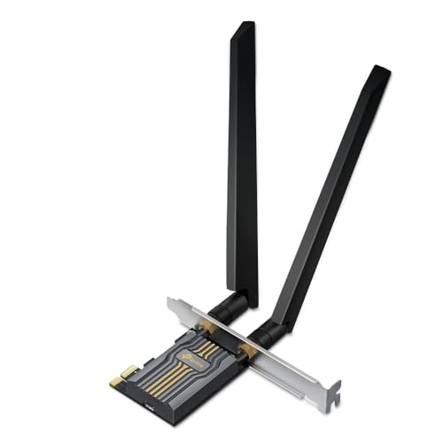 TP-Link Archer TBE400E WLAN-Karte für PC, Tri-Band BE6500 Wi-Fi 7 Bluetooth 5.4 PCIe Adapter, WPA3, Low-Profile-Halterungen, nur für Windows 11 (64-Bit) von TP-Link