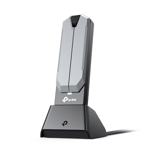 TP-Link Archer TBE400UH Wi-Fi 7 WLAN Stick für PC, BE6500 Tri-Band USB WLAN Adapter mit Hochleistungsantenne, MU-MIMO, WPA3, USB 3.0, nur Kompatibel mit Windows 10/11 von TP-Link