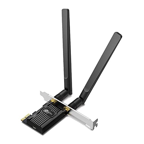 TP-Link Archer TX20E AX1800 Wi-Fi 6 WLAN Karte für PC, Bluetooth 5.2 PCIe-Adapter, 1201 Mbit/s 5 GHz und 574 Mbit/s 2,4 GHz, WPA3-Verschlüsselungsstandard, MU-MIMO, Unterstützt nur Windows 11/10 TP-Link Archer TX20E AX1800 Wi-Fi 6 WLAN Karte für PC, Bluetooth 5.2 PCIe-Adapter, 1201 Mbit/s 5 GHz und 574 Mbit/s 2,4 GHz, WPA3-Verschlüsselungsstandard, MU-MIMO, Unterstützt nur Windows 11/10 von TP-Link