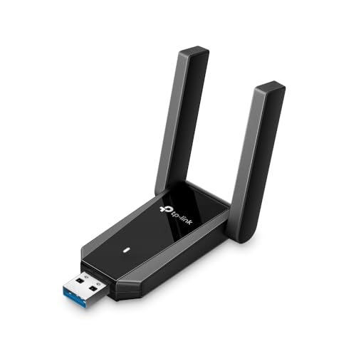 TP-Link Archer TX30U Plus Wi-Fi 6 WLAN Stick Für PC, AX1800 Dual Band Adapter, USB 3.0, MU-MIMO, 2- Hochleistungsantennen, WPA3, Kompatibel mit Windows 11-10 TP-Link Archer TX30U Plus Wi-Fi 6 WLAN Stick Für PC, AX1800 Dual Band Adapter, USB 3.0, MU-MIMO, 2- Hochleistungsantennen, WPA3, Kompatibel mit Windows 11-10 von TP-Link