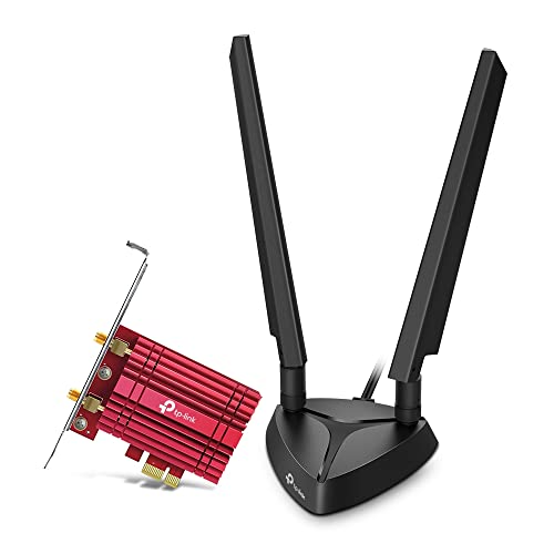 TP-Link Archer TXE75E Wi-Fi 6E WLAN PCIe Netzwerkkarte mit Bluetooth 5.2, 5400 Mbps, WPA3, Inter Chipsatz mit 2 abnehmbaren Antennen, Win 11/10 TP-Link Archer TXE75E Wi-Fi 6E WLAN PCIe Netzwerkkarte mit Bluetooth 5.2, 5400 Mbps, WPA3, Inter Chipsatz mit 2 abnehmbaren Antennen, Win 11/10 von TP-Link