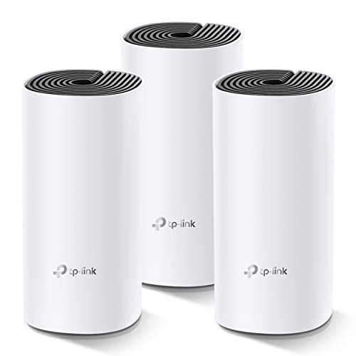 TP-Link Deco M4 3-Pack 867 Mbit/S Tabletop Router schwarz, Weiss TP-Link Deco M4 3-Pack 867 Mbit/S Tabletop Router schwarz, Weiss von TP-Link