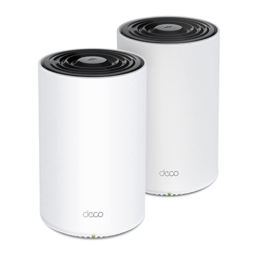 TP-Link Deco PX50 Powerline WLAN Mesh Set (2er Pack), Dualband Wi-Fi 6 AX3000 + G.hn G1500,Reichweite bis zu 420m², ideal zur großer Räume und Dicker Mauern, WPA3, weiß von TP-Link