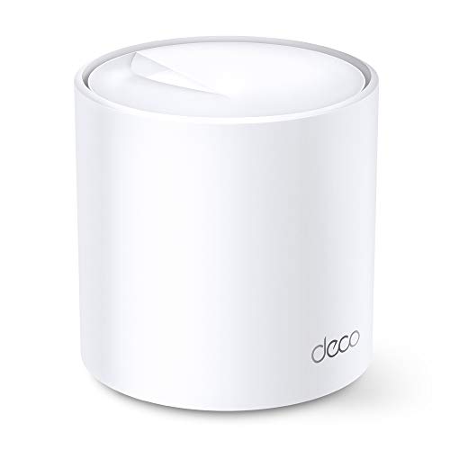 TP-Link Deco X20 Mesh WLAN Set (1 Pack), Wi-Fi 6 AX1800 Dual Band Router & Repeater, 2X Gigabit Ports, Zusatzeinheit, empfohlen für Häuser mit 1-2 Schlafzimmern, Umfassender Jugendschutz, WPA3 von TP-Link
