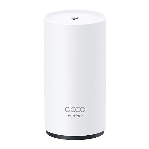 TP-Link Deco X50-Outdoor Wi-Fi 6 Mesh WLAN, AX3000 Dualband Router (2× Gigabit ports, 802.at PoE, Außenbereich, Kompatibel mit allen Deco-Modellen) von TP-Link