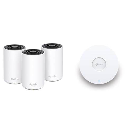 TP-Link Deco XE75 Mesh WLAN Set (3 Pack) & EAP653 AX3000 Gigabit Dualband WiFi 6 WLAN Access Point (Omada SDN von TP-Link