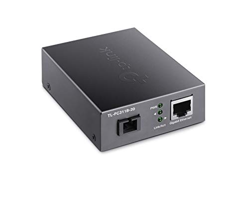 TP-Link Gigabit WDM Media Converter, Auto-Negotiation, Extends Fiber Distance up to 20 km (TL-FC311B-20) von TP-Link