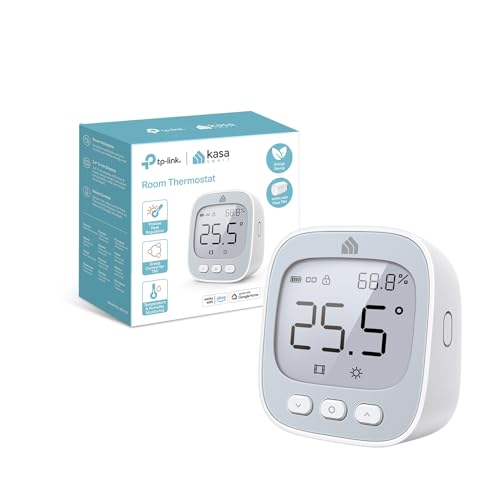 TP-Link Kasa KE110 Temperatur- & Luftfeuchtigkeitssensor, steuert einzelne oder mehrere Kasa Heizkörperthermostate, Muss mit dem Hub aus dem Kasa KE100 Kit verwendet Werden von TP-Link
