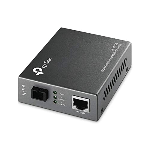 TP-Link 10/100 Mbps WDM Media Converter, Complies with 802.3u 10/100Base-TX, 100Base-FX Standards Extends Fiber Distance Up to 20 km (MC112CS) TP-Link 10/100 Mbps WDM Media Converter, Complies with 802.3u 10/100Base-TX, 100Base-FX Standards Extends Fiber Distance Up to 20 km (MC112CS) von TP-Link