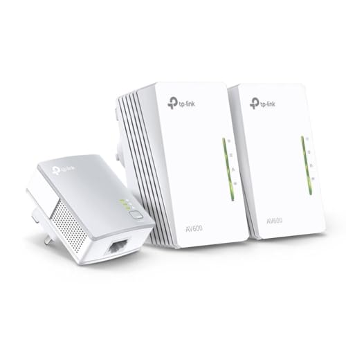 TP-Link Powerline 600 Wi-Fi 3-Pack Kit, TL-WPA4220 TKIT von TP-Link