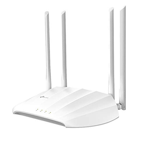 TP-Link TL-WA1201 WLAN Dualband Access Point 1267Mbit/s (867Mbit/s 5GHz + 400Mbit/s 2,4GH, Unterstützt Passive PoE , 4 fixierte Antennen) weiß (1er Pack) von TP-Link