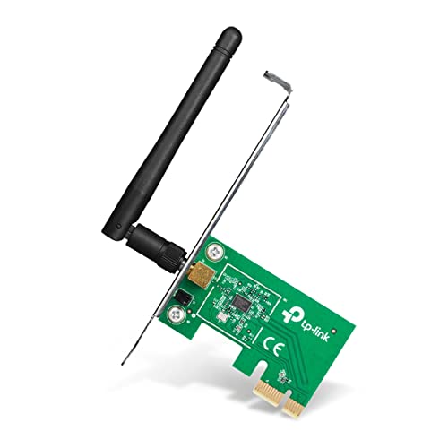 TP-Link TL-WN781ND interne PCI-Express WLAN Netzwerk Karte (PCI-E Adapter für bis zu 150Mbits/s (2,4GHz), externe abnehmbare Antenne, kompatibel zu Windows 10/8.x /7/ XP/Vista, Linux) von TP-Link