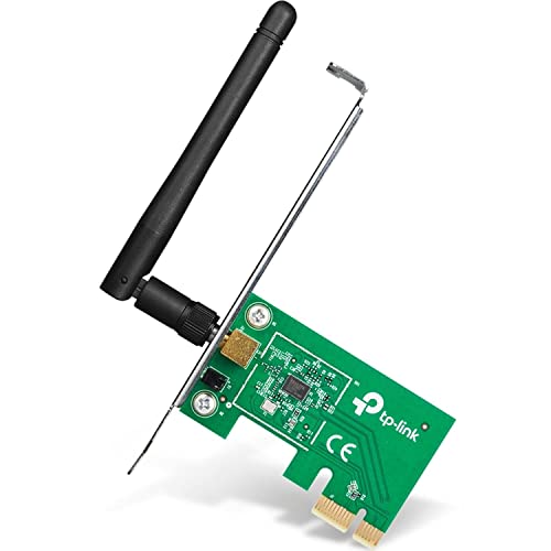 TP-Link TL-WN781ND Wireless PCI-Express-Adapter WLAN 150 Mbit/s, einfache Einrichtung, abnehmbare Rundstrahlantenne, unterstützt Windows und Linux von TP-Link