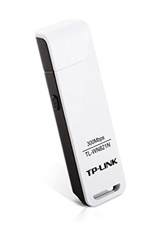 TP-Link TL-WN821N WLAN USB Adapter (bis zu 300 Mbit/s, WPS, unterstützt Windows 10/8.x/7/XP/Mac OS 10.9~10.13) weiß von TP-Link